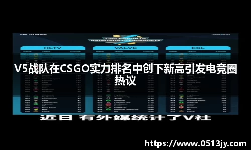 V5战队在CSGO实力排名中创下新高引发电竞圈热议
