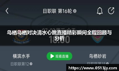 鸟栖鸟栖对决清水心跳直播精彩瞬间全程回顾与分析